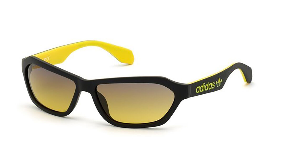 Adidas Originals OR0021 02W, Black frame, Yellow Gradient lenses