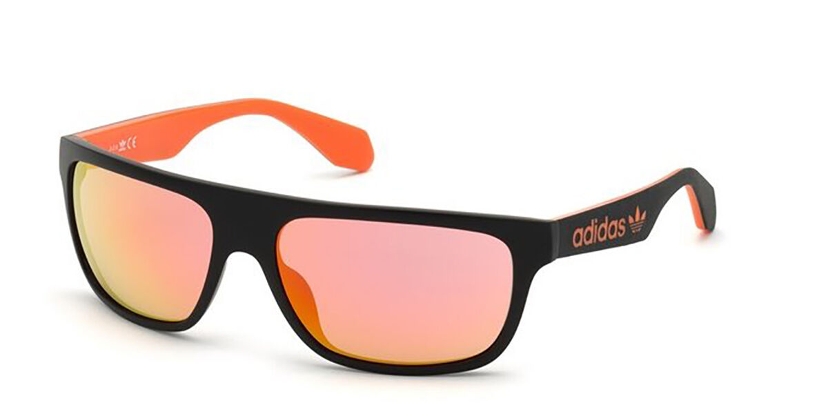 Adidas Originals OR0023 02U, Black frame, Bordeaux Mirror lenses