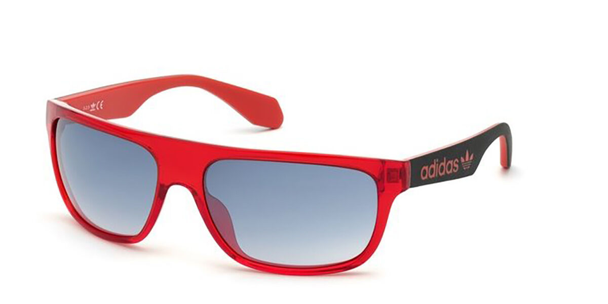 Adidas Originals OR0023 66C, Red frame, Grey Mirror lenses