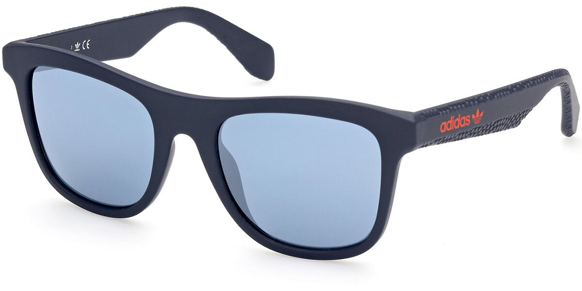 Adidas Originals OR0057 92X, Blue frame, Blue Mirror lenses