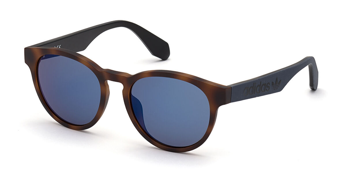 Adidas Originals OR0025 56X, Tortoiseshell frame, Blue Mirror lenses