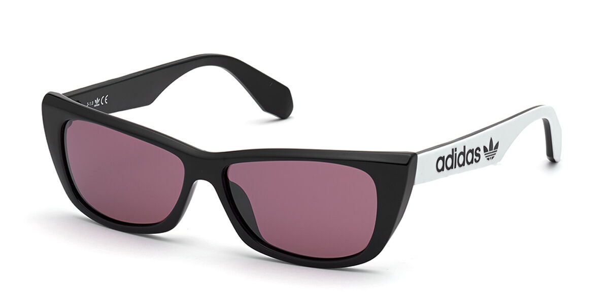 Adidas Originals OR0027 01Y, Black frame, Purple lenses