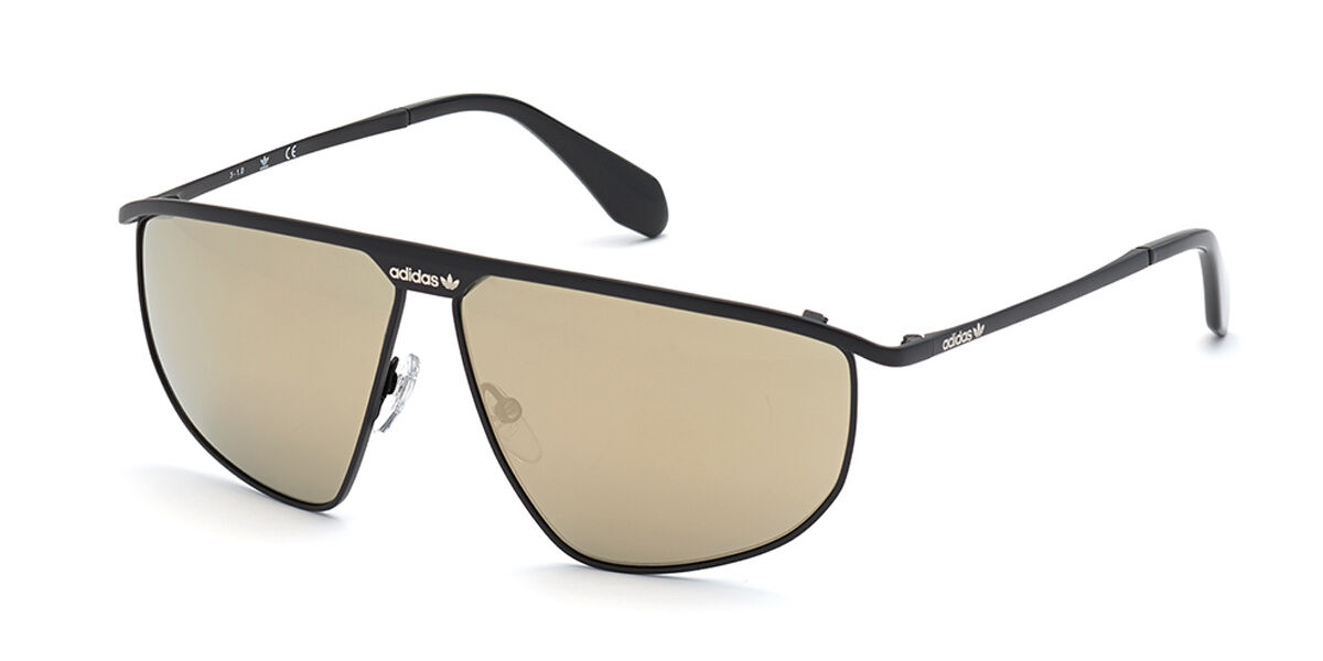 Adidas Originals OR0028 02G, Black frame, Brown Mirror lenses