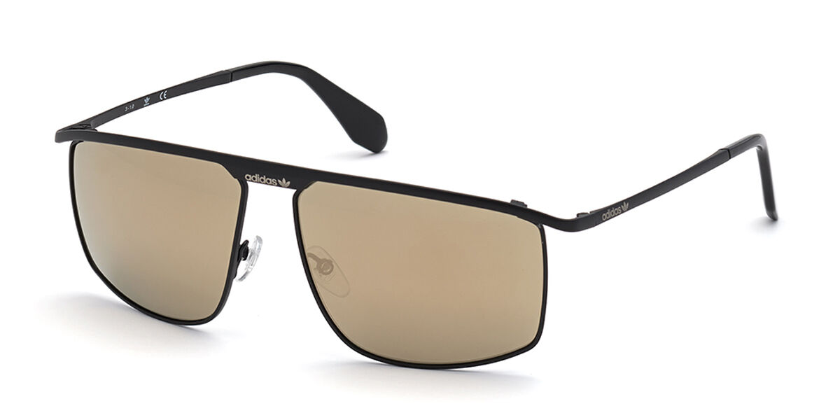 Adidas Originals OR0029 02G, Black frame, Brown Mirror lenses