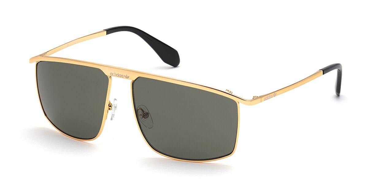 Adidas Originals OR0029 30N, Gold frame, Green lenses