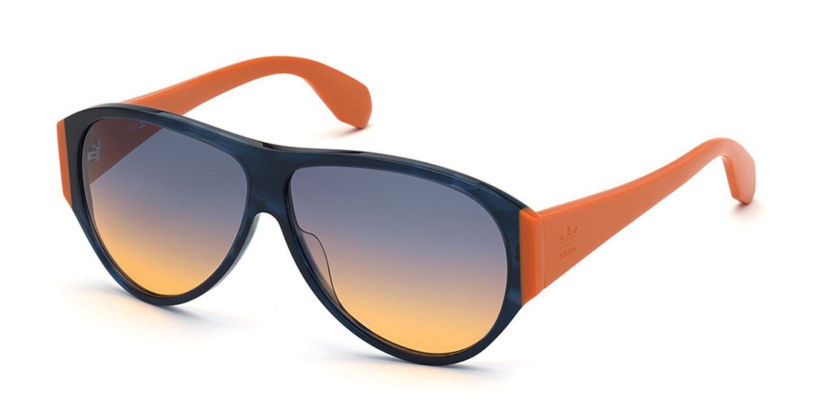 Adidas Originals OR0032 92W, Blue frame, Gradient Blue lenses