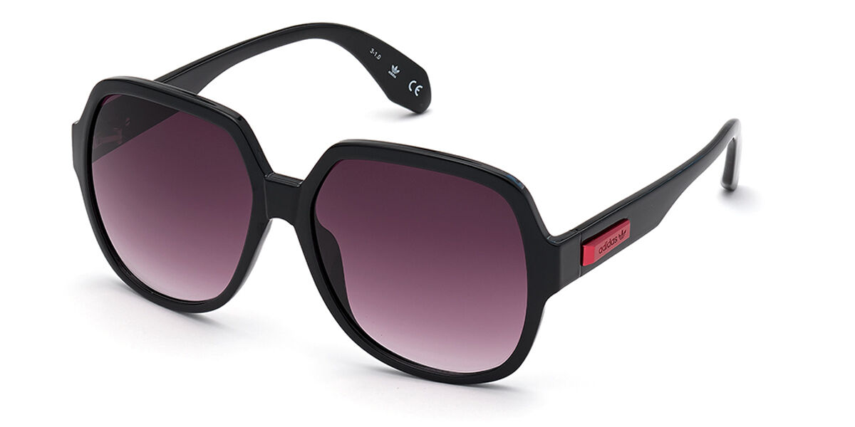 Adidas Originals OR0034 01Z, Black frame, Gradient Purple Mirror lenses