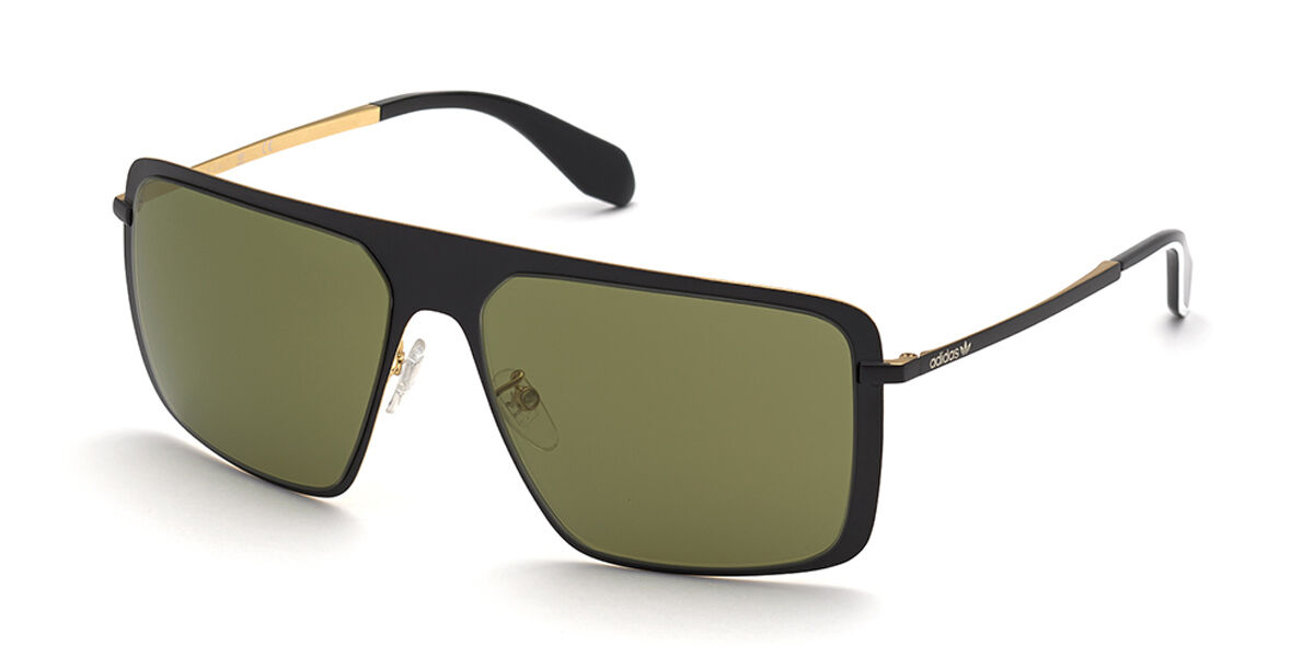 Adidas Originals OR0036 02Q, Black frame, Green Mirror lenses