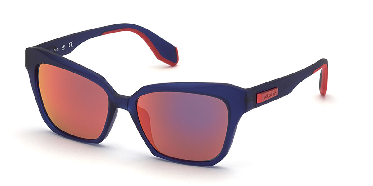 Adidas Originals OR0038 85U, Blue frame, Red Mirror lenses