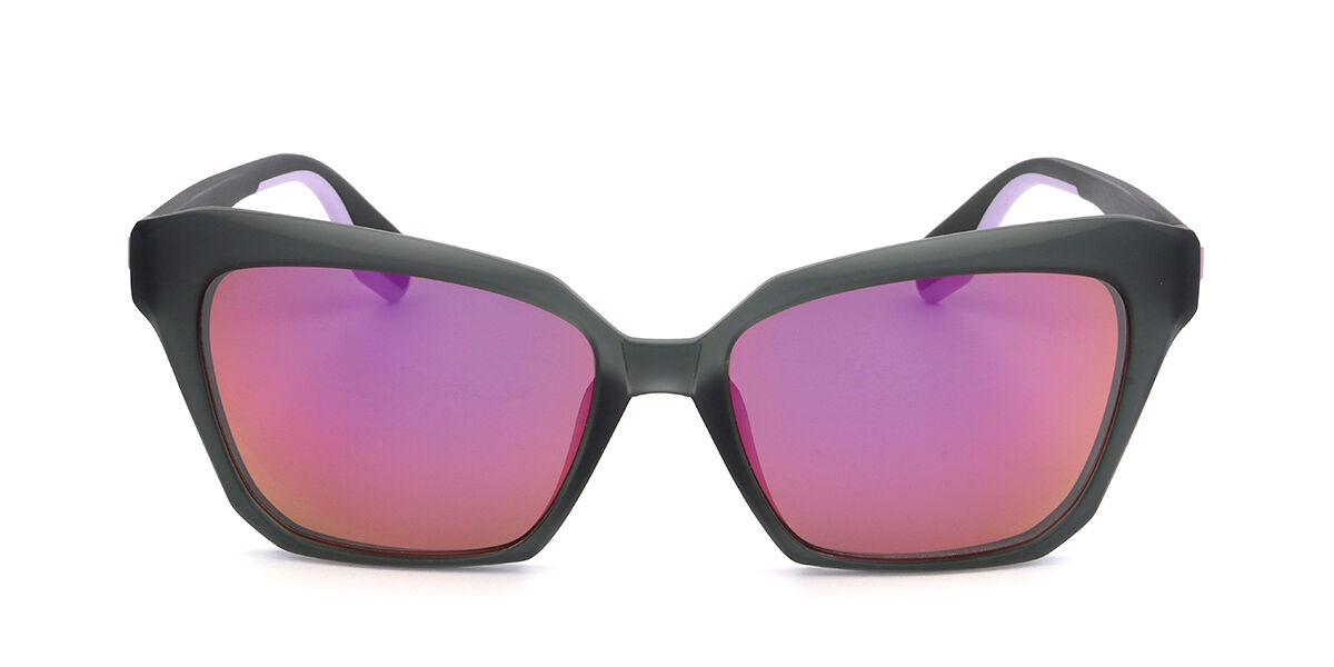 Adidas Originals OR0038 20Y, Grey frame, Gradient Pink Purple Mirror lenses