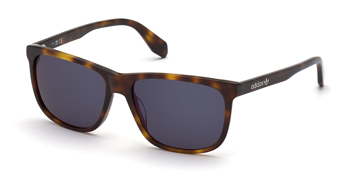 Adidas Originals OR0040 53X, Tortoiseshell frame, Blue Mirror lenses