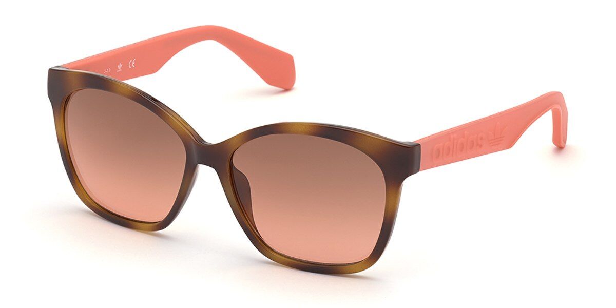 Adidas Originals OR0045 53F, Tortoiseshell frame, Gradient Brown lenses