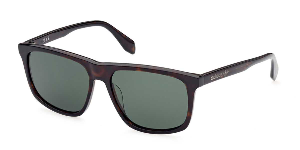 Adidas Originals OR0062 56N, Tortoiseshell frame, Green lenses