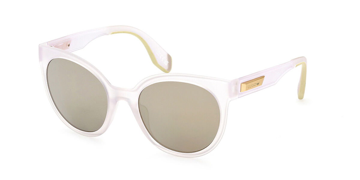 Adidas Originals OR0068 26G, Clear frame, Brown Mirror lenses
