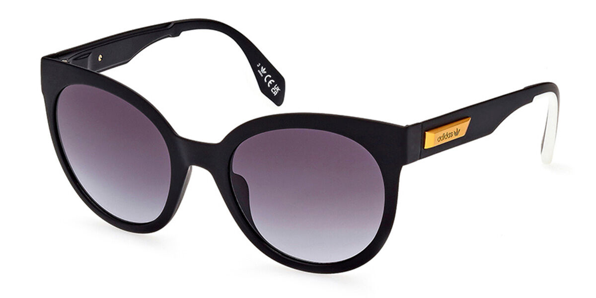 Adidas Originals OR0068 02B, Black frame, Gradient Grey lenses