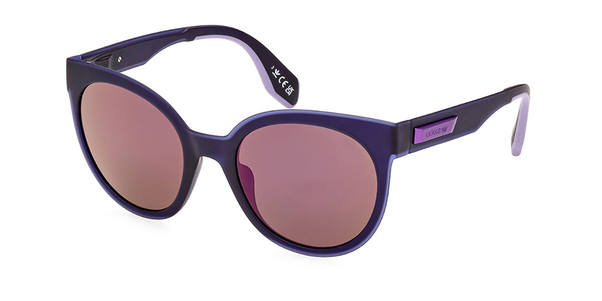 Adidas Originals OR0068 91Z, Blue frame, Purple Mirror lenses
