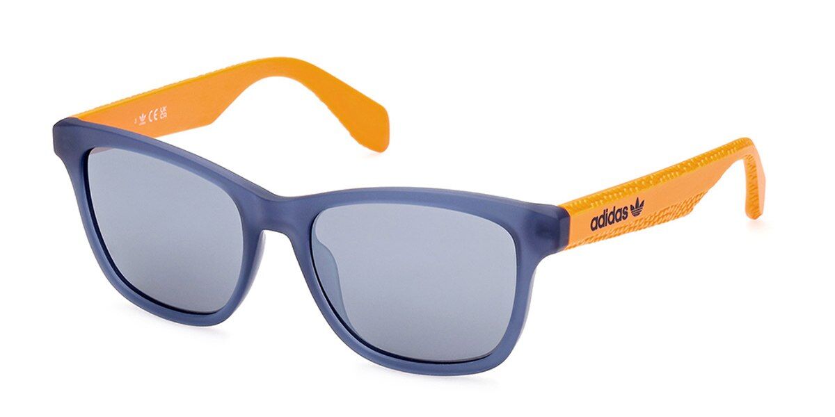 Adidas Originals OR0069 91C, Blue frame, Grey Mirror lenses