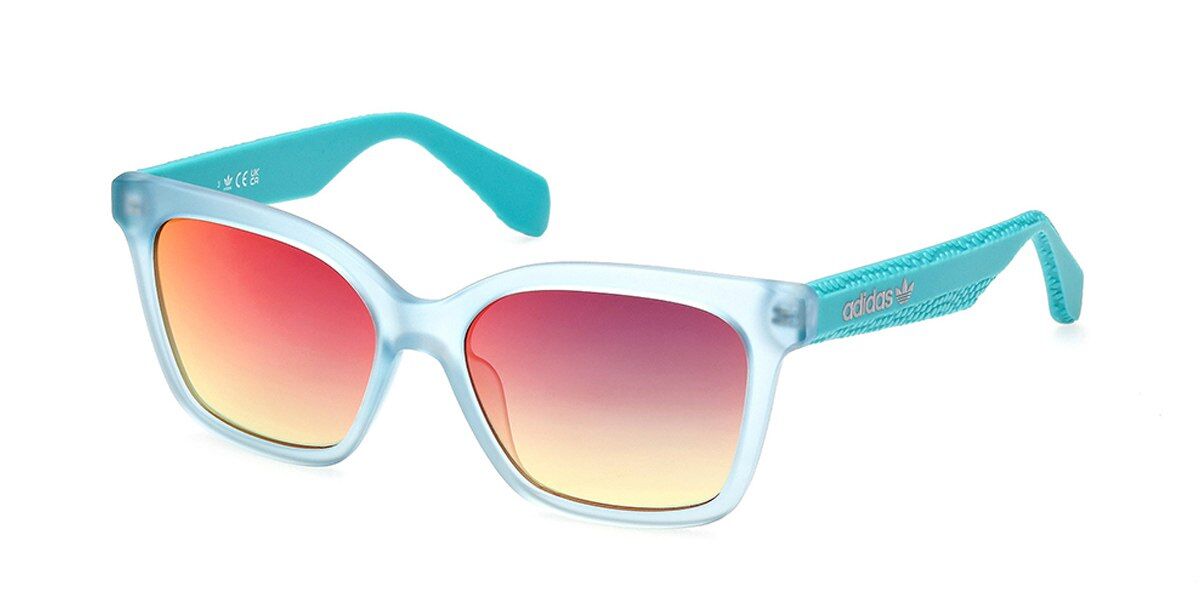 Adidas Originals OR0070 88Z, Blue frame, Red Mirror lenses