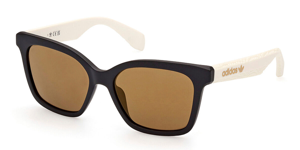 Adidas Originals OR0070 02G, Black frame, Brown Mirror lenses