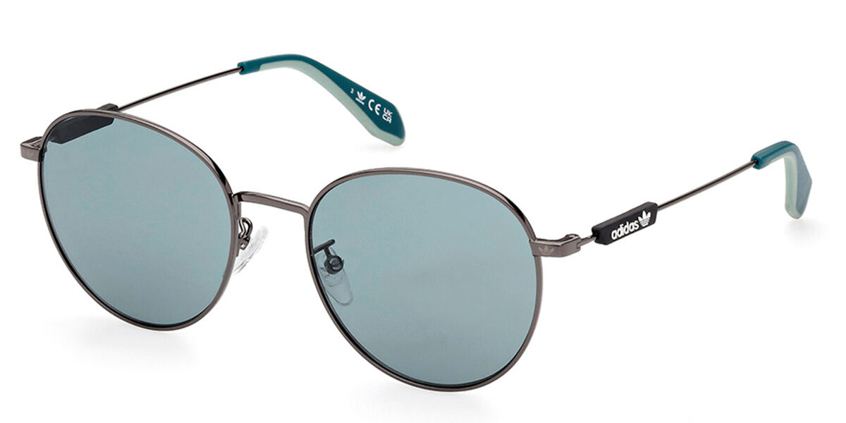 Adidas Originals OR0072 06N, Grey frame, Green lenses
