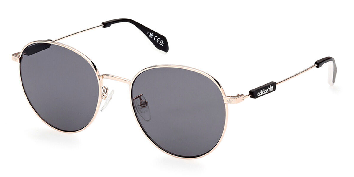 Adidas Originals OR0072 28A, Gold frame, Grey lenses