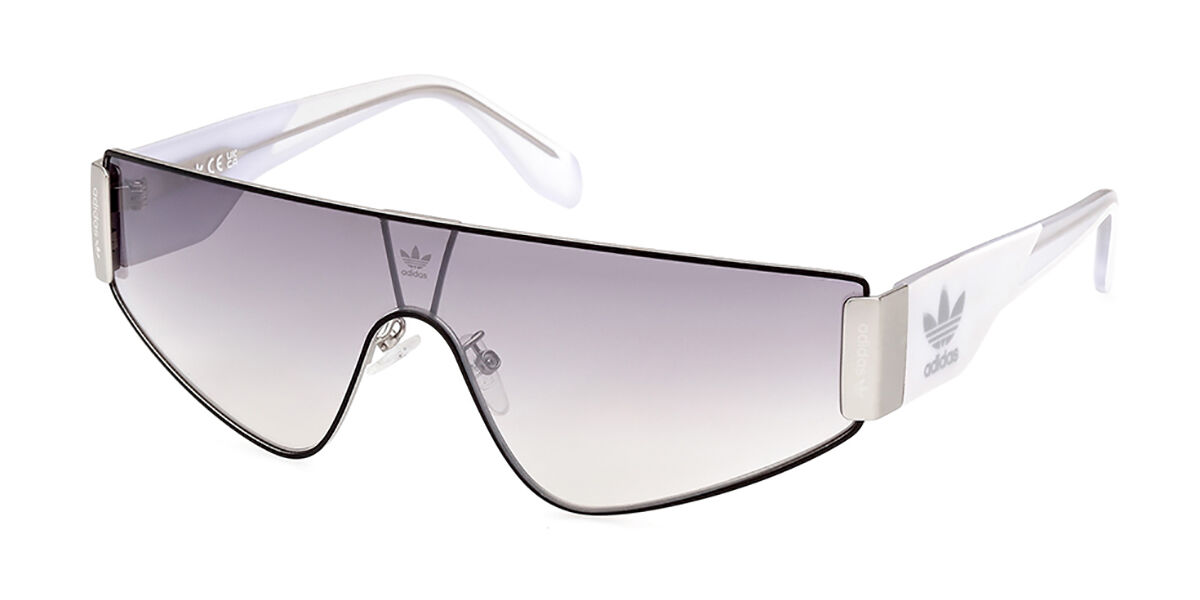 Adidas Originals OR0077 05C, Silver frame, Grey Mirror lenses
