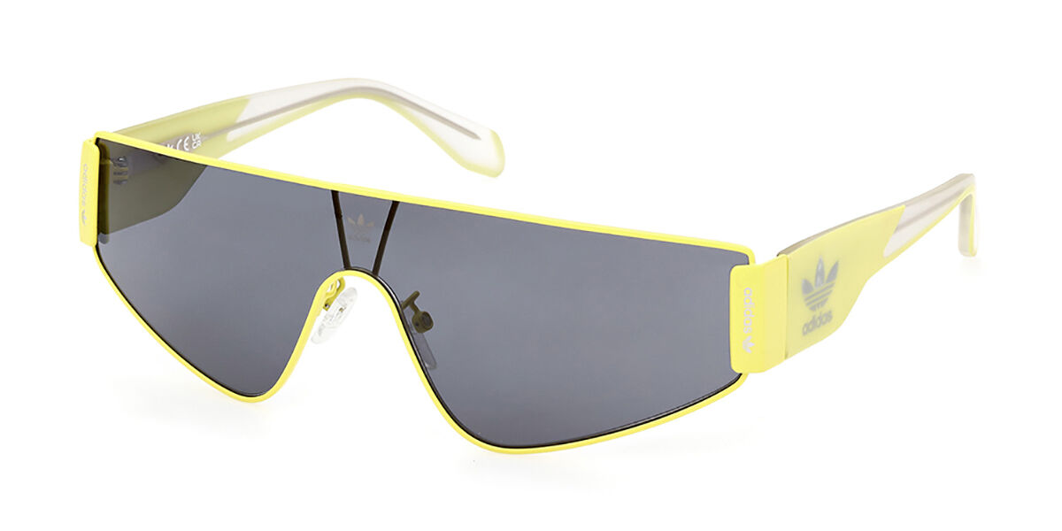 Adidas Originals OR0077 40A, Yellow frame, Grey lenses
