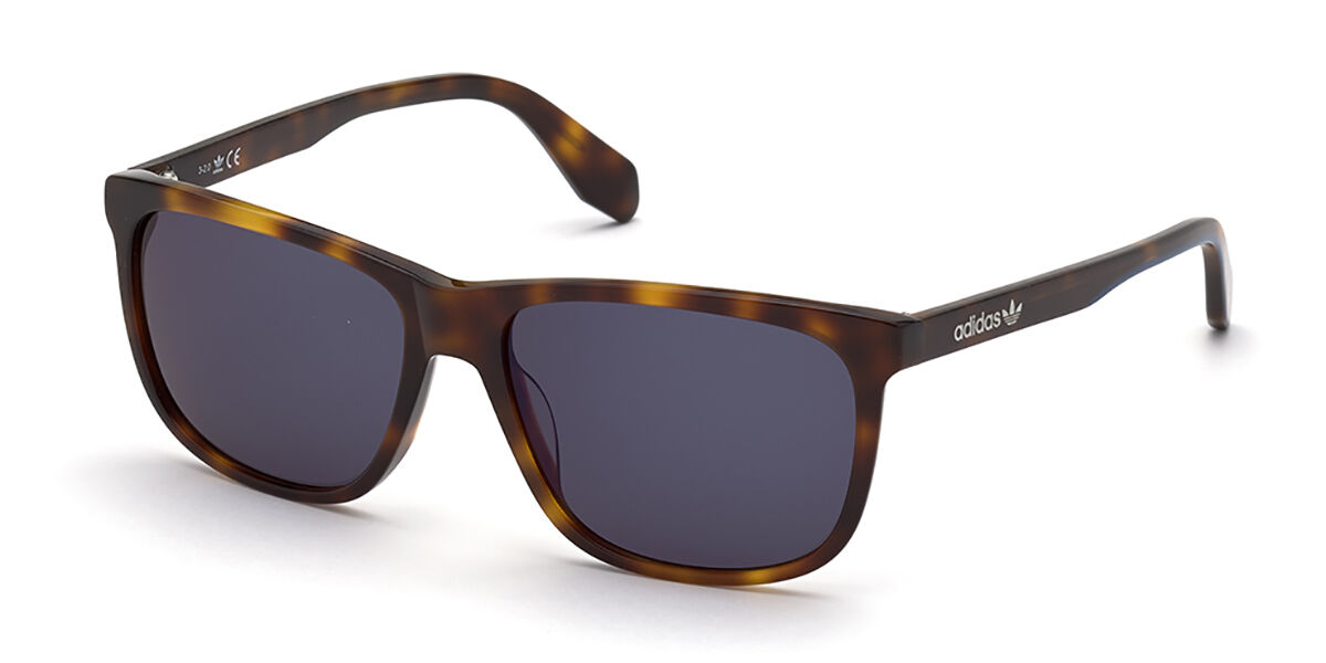 Adidas Originals OR0040-F Asian Fit 53X, Tortoiseshell frame, Blue Mirror lenses