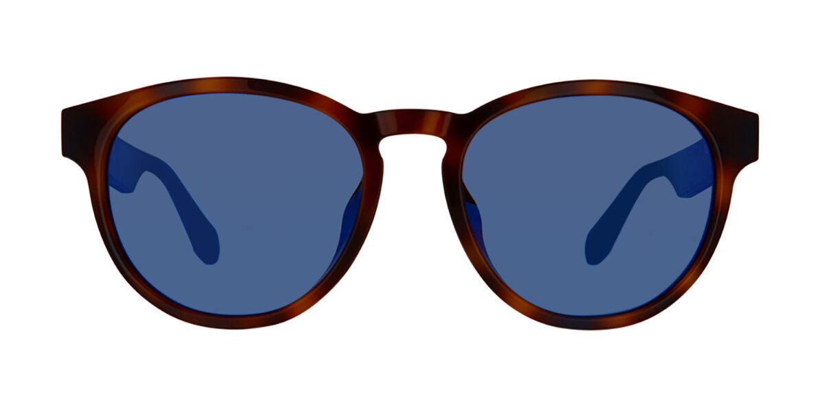 Adidas Originals OR0025F Asian Fit 56X, Tortoiseshell frame, Blue lenses