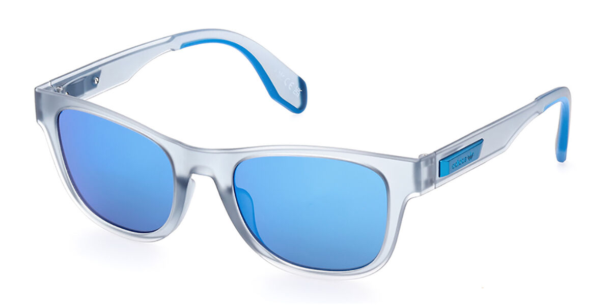 Adidas Originals OR0079 26X, Grey frame, Blue Mirror lenses