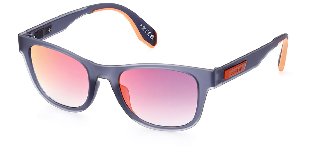 Adidas Originals OR0079 91L, Blue frame, Gradient Red Mirror lenses
