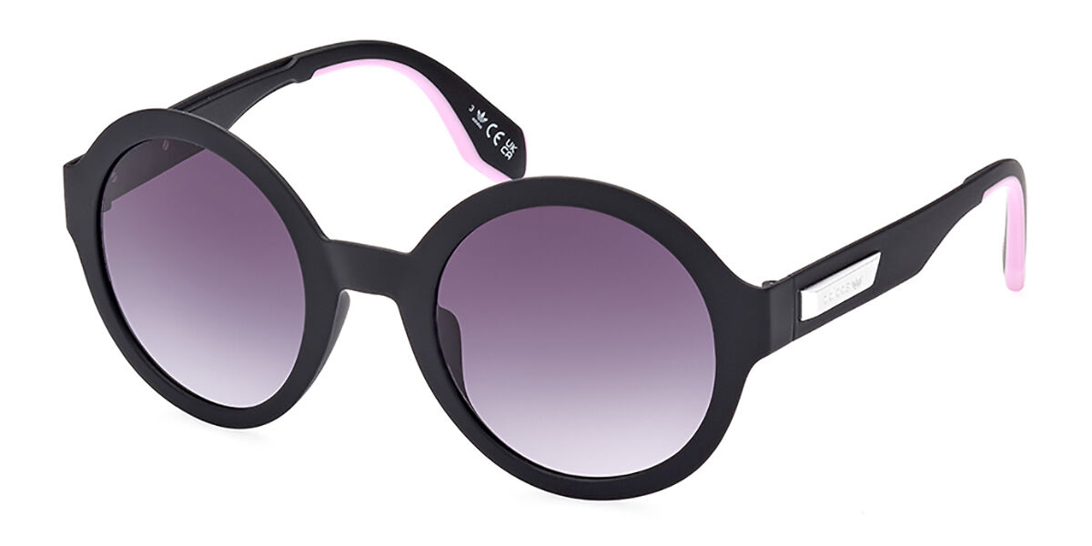 Adidas Originals OR0080 02B, Black frame, Smoke Dark Grey Gradient lenses