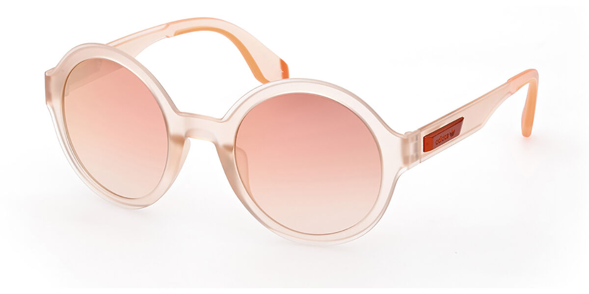Adidas Originals OR0080 73L, Pink frame, Peach Pink Mirror lenses