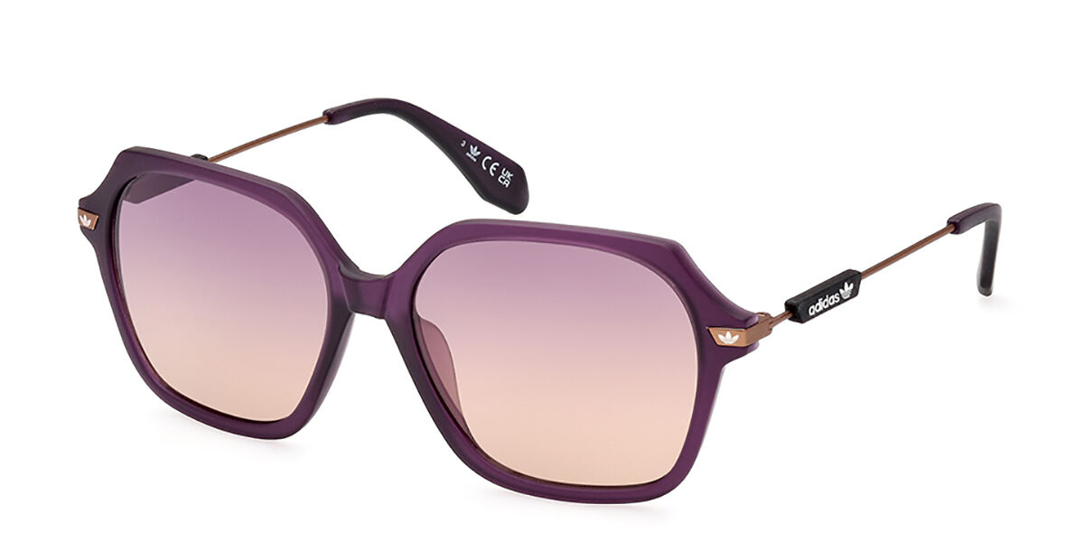 Adidas Originals OR0082 82Z, Purple frame, Gradient Violet Mirror lenses