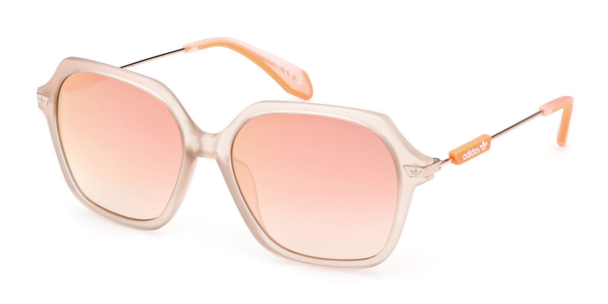 Adidas Originals OR0082 73L, Pink frame, Roviex Peach Pink Mirror lenses