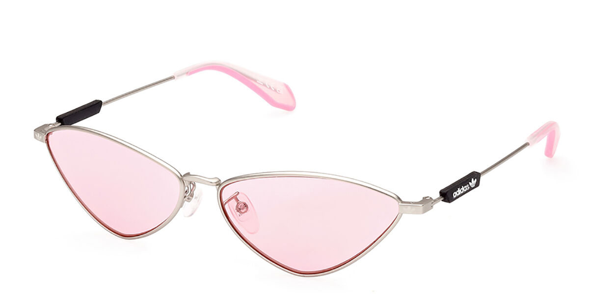 Adidas Originals OR0084 16Y, Silver frame, Pink lenses