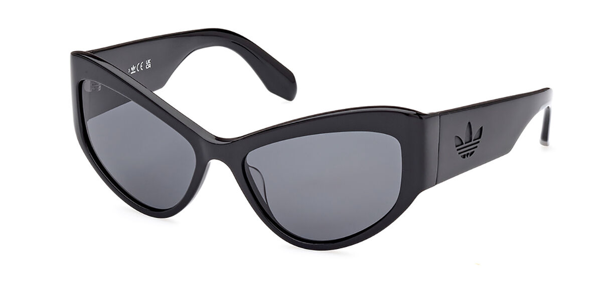 Adidas Originals OR0089 01A, Black frame, Smoke Dark Grey lenses