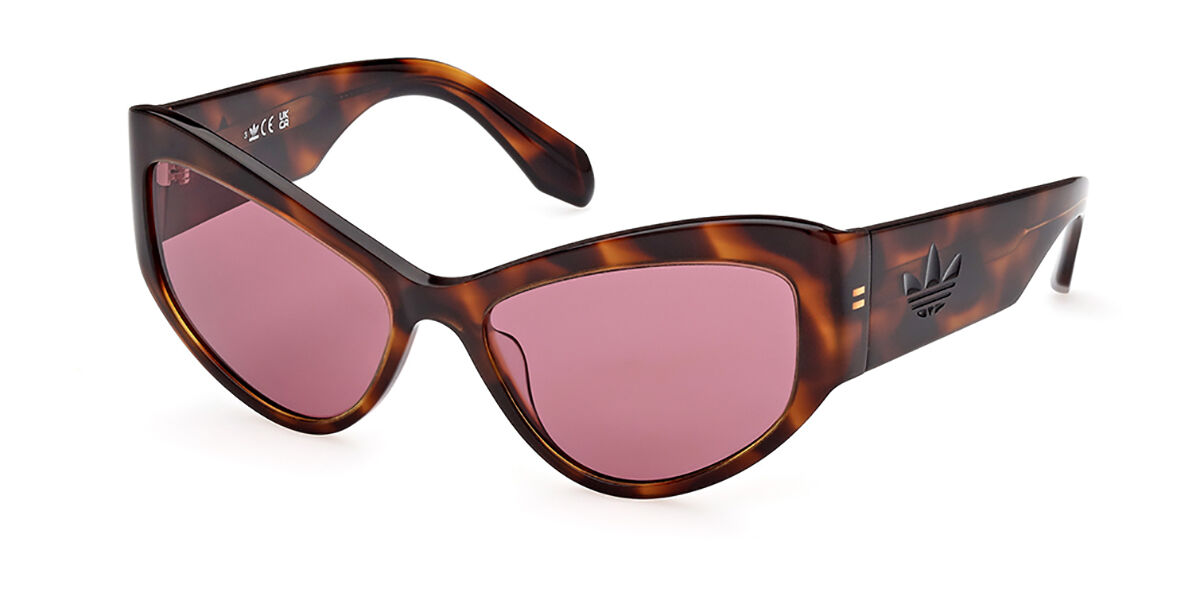 Adidas Originals OR0089 52S, Tortoiseshell frame, Bordeaux lenses