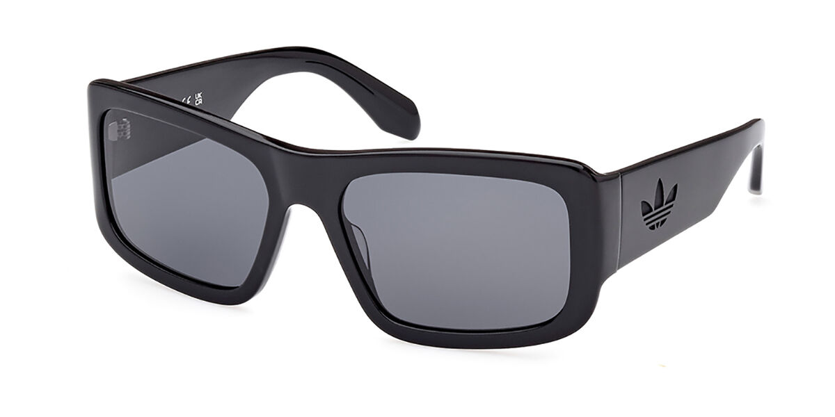 Adidas Originals OR0090 01A, Black frame, Smoke Dark Grey lenses