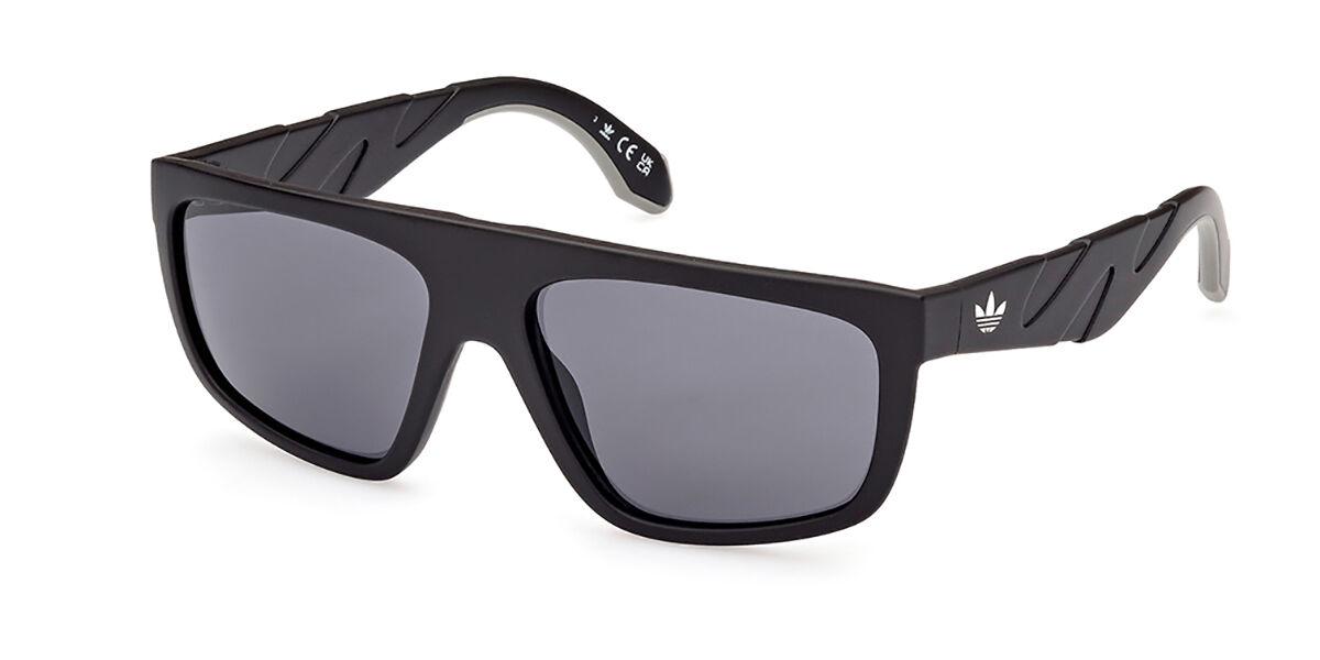 Adidas Originals OR0093 02A, Black frame, Smoke Dark Grey lenses