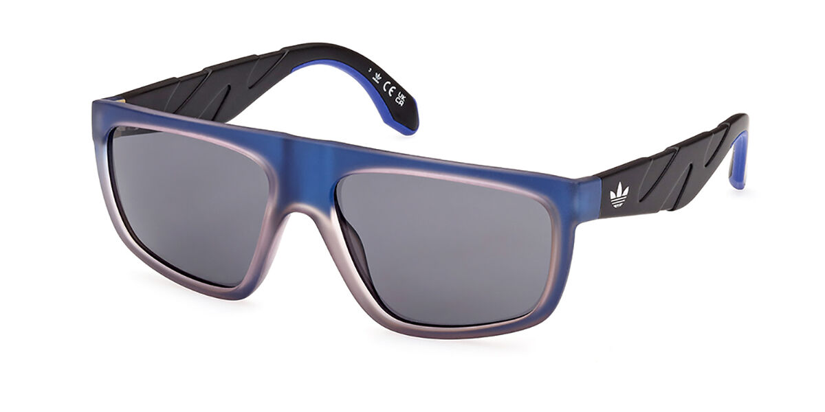 Adidas Originals OR0093 83A, Blue frame, Smoke Dark Grey lenses