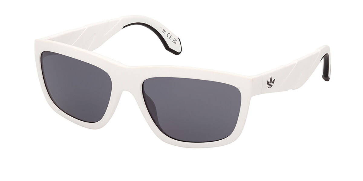 Adidas Originals OR0094 21A, White frame, Smoke Dark Grey lenses