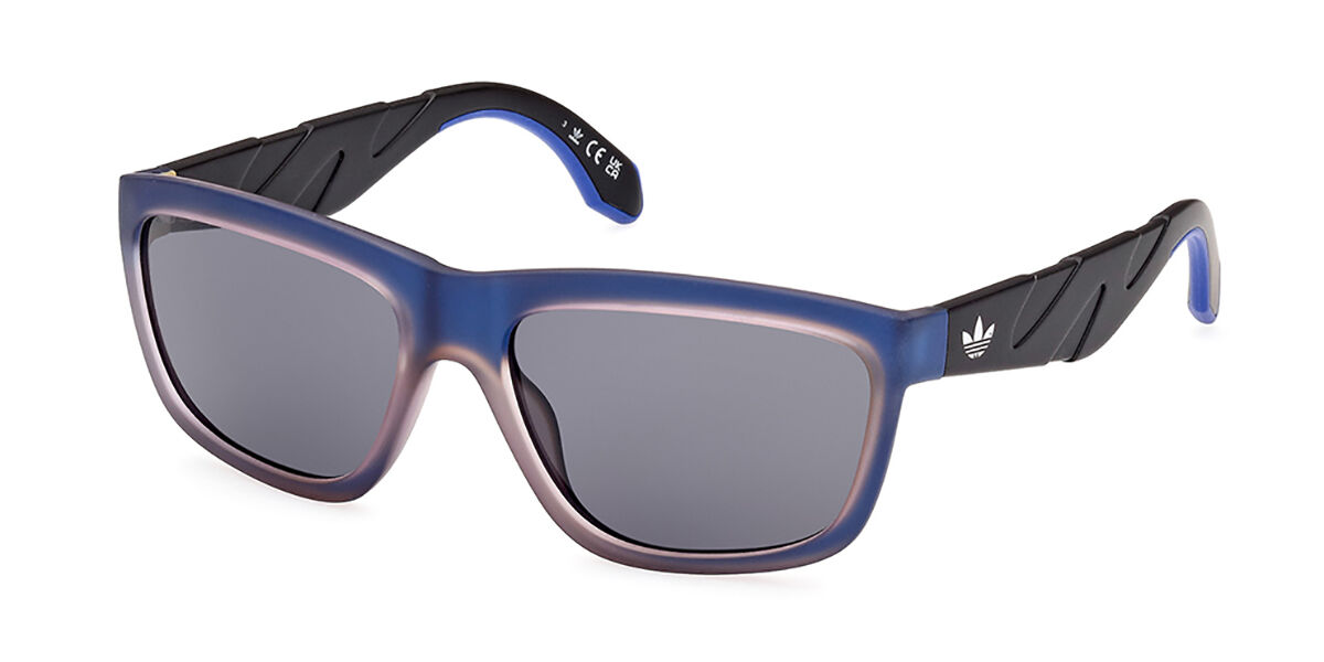 Adidas Originals OR0094 83A, Blue frame, Smoke Dark Grey lenses