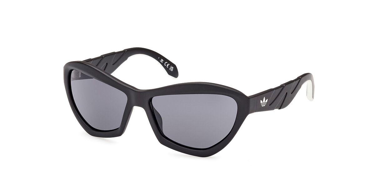 Adidas Originals OR0095 02A, Black frame, Smoke Dark Grey lenses