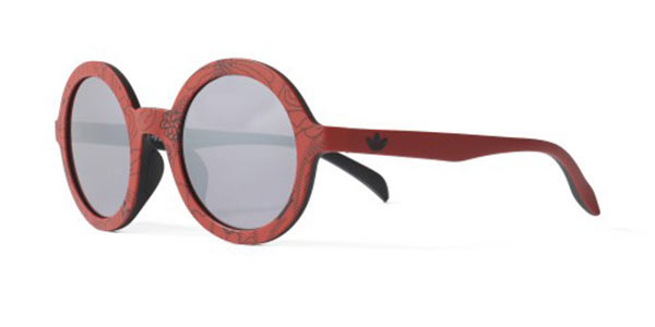 Adidas Originals AOR016 SBG.053, Red frame, Grey Mirror lenses