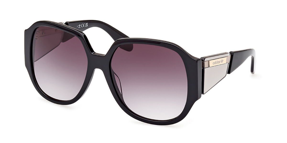 Adidas Originals OR0098 01B, Black frame, Smoke Gradient Dark Grey lenses