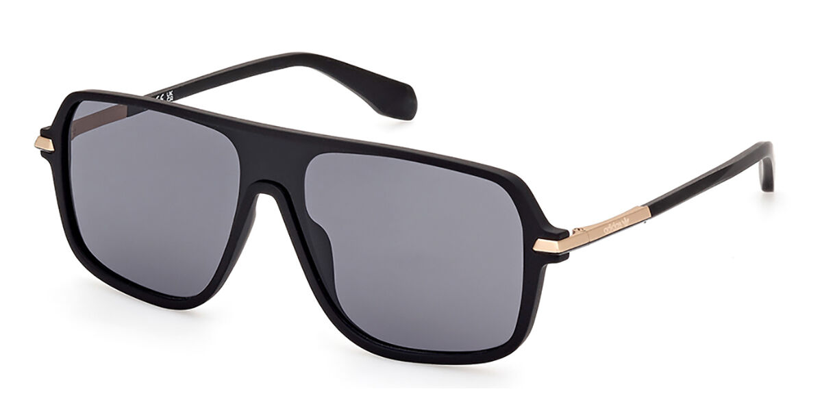 Adidas Originals OR0100 02A, Black frame, Smoke Dark Grey lenses