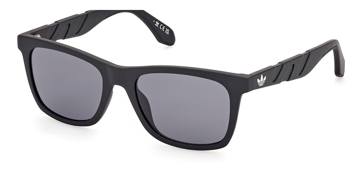 Adidas Originals OR0101 02A, Black frame, Smoke Dark Grey lenses
