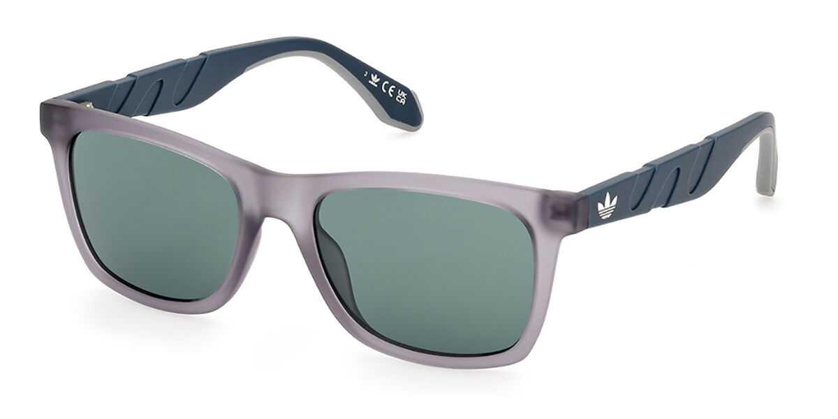Adidas Originals OR0101 20N, Grey frame, Dark Green lenses