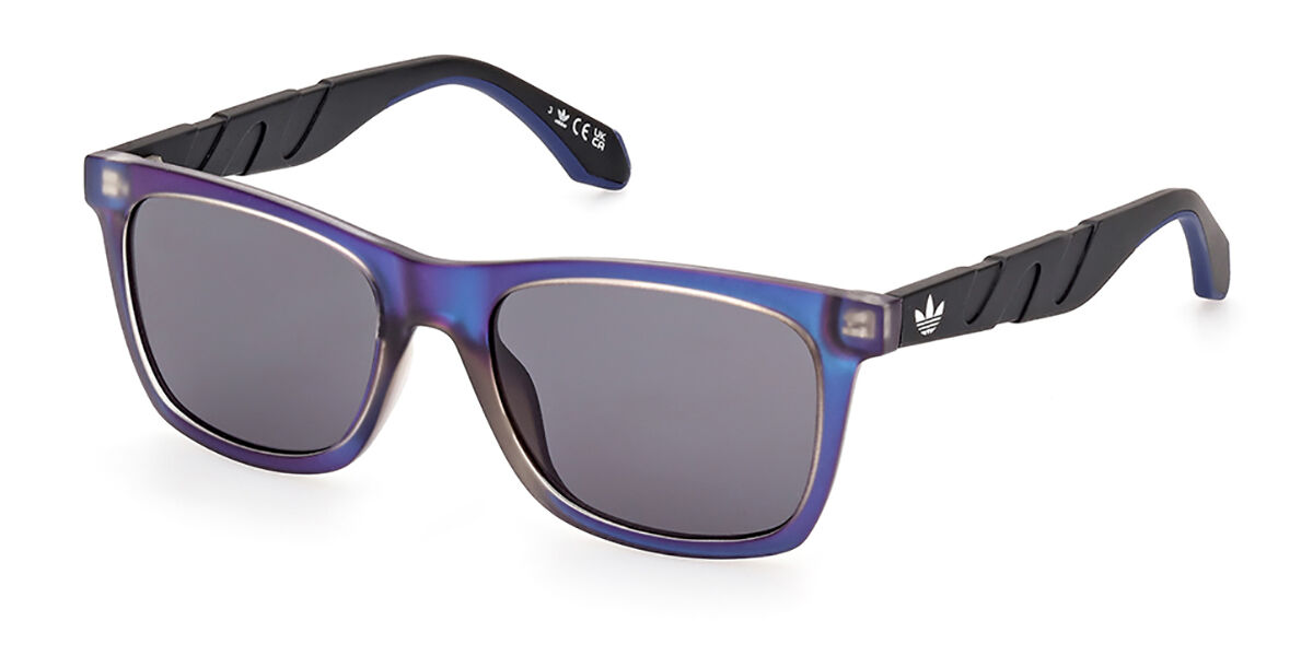 Adidas Originals OR0101 83A, Purple frame, Smoke Dark Grey lenses